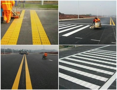 佳木斯佳木斯道路划线，热熔标线