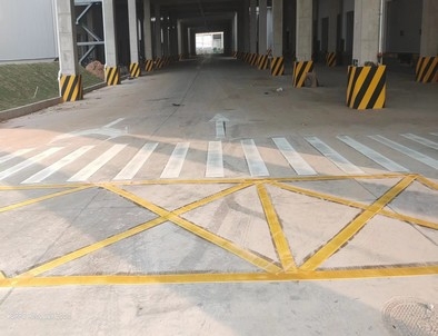 佳木斯佳木斯厂区道路标线施工